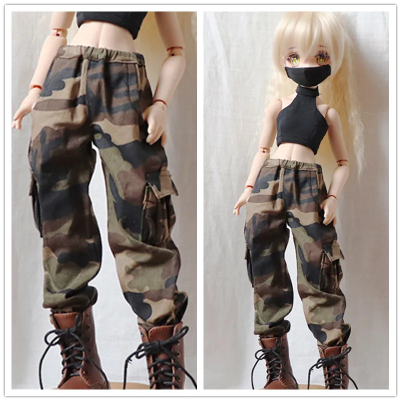 Камуфляжные армейские штаны для BJD 1/4 MSD 1/3 SD16 SD17 одежда дяди куклы CWB160 | Игрушки и