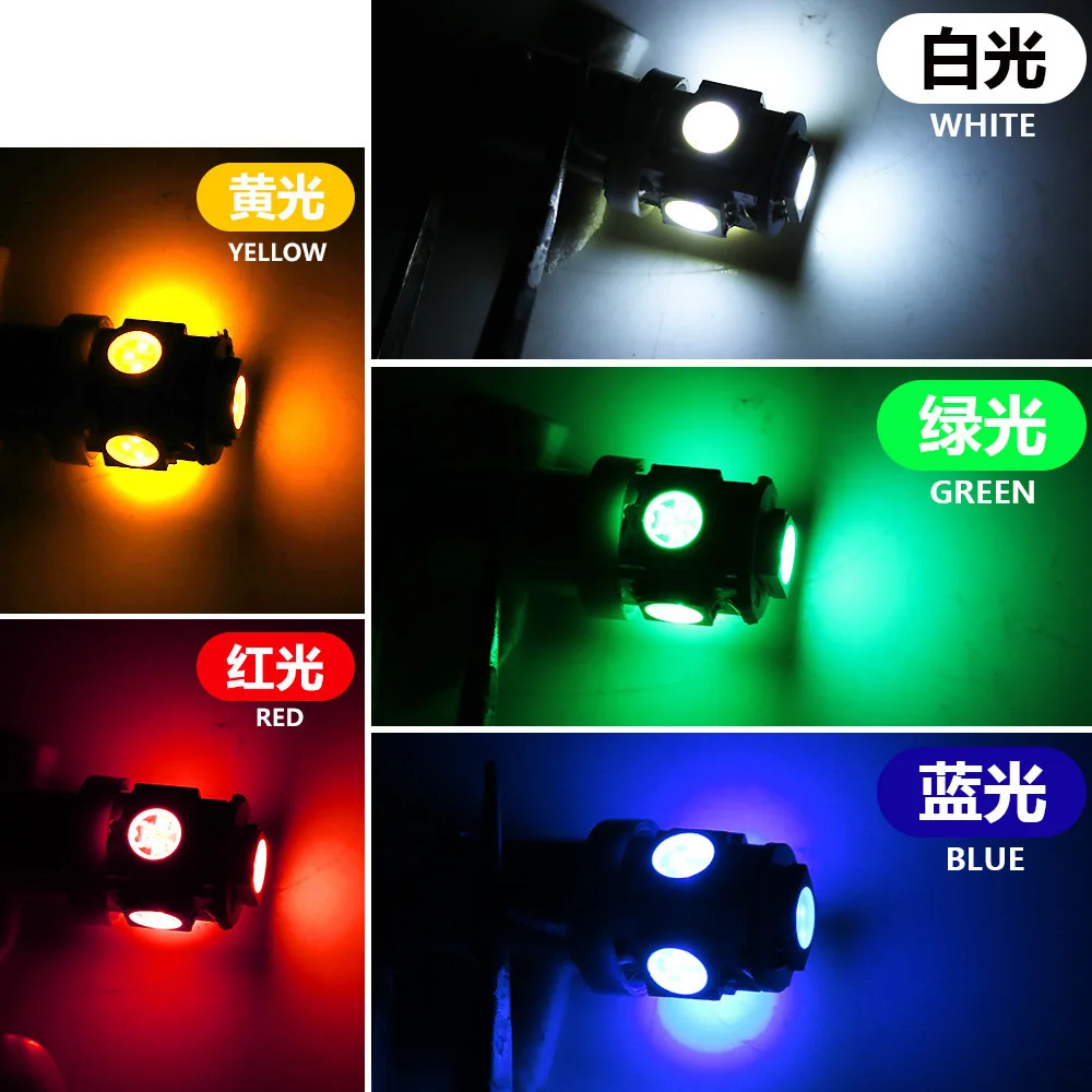4 шт. BA9S 5050 5SMD T4W H6W 363 светодиодные автомобильные лампы светодиодный ные