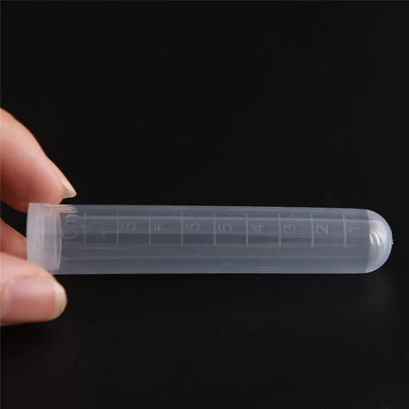 10pcs Clear Micro Plastic Test Tube Centrifuge Vial Snap Cap Container for Laboratory Sample Specimen Lab Supplies | Канцтовары для
