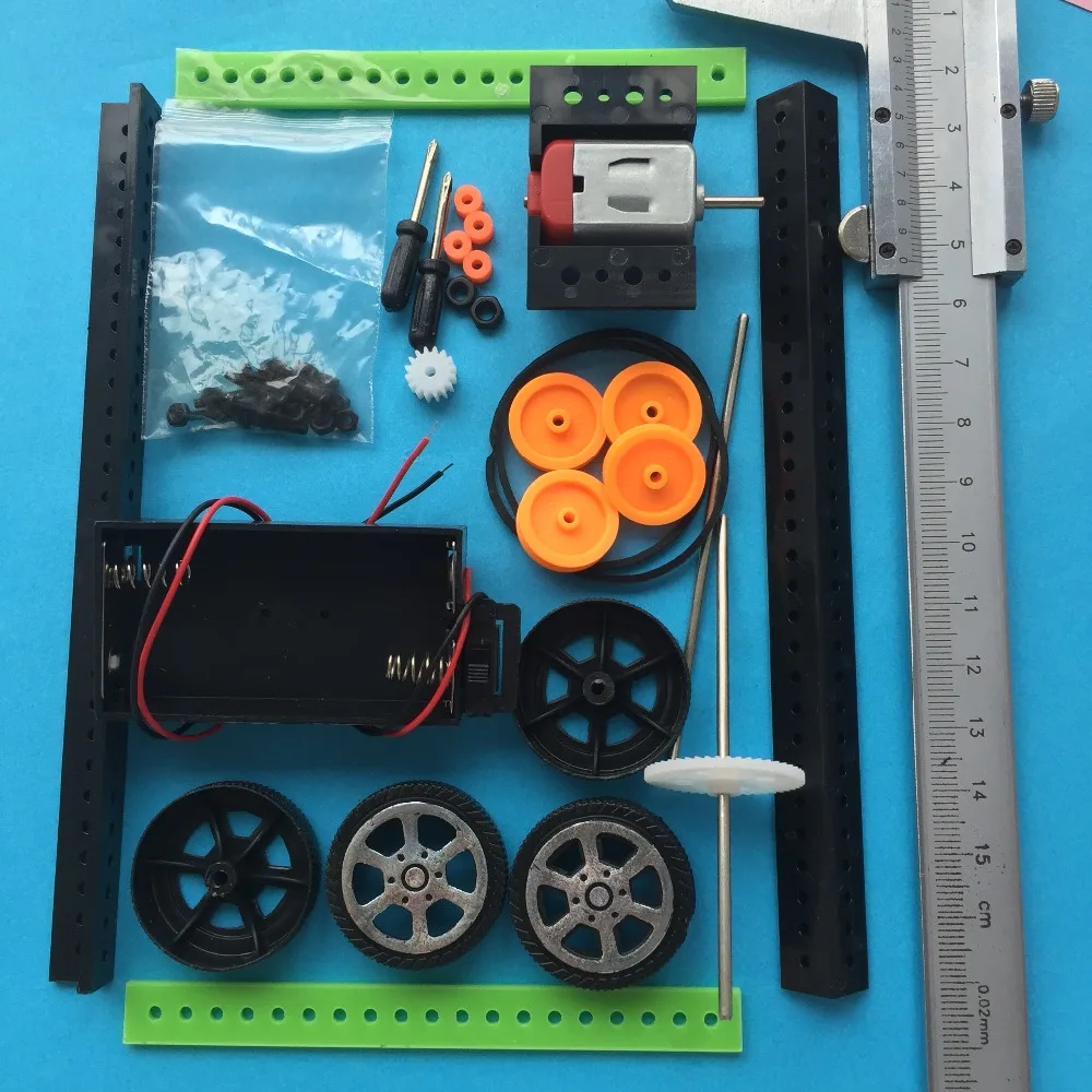 1 комплект модель J262Y DIY четырехколесный привод маленький игрушечный автомобиль