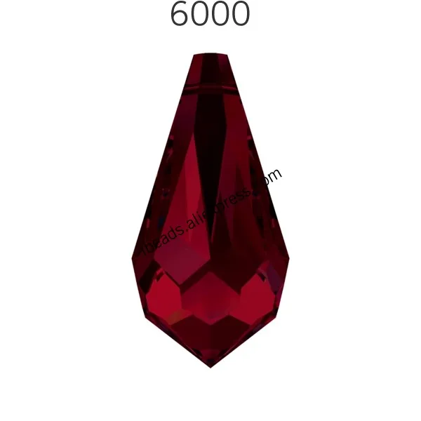 Siam 208 1 шт.) Кристалл от Swarovski 6000 каплевидный кулон сделано в австрийском стиле свободные бусины горный хрусталь сделай сам Изготовление ювелирных изделий - Цвет: Siam 208