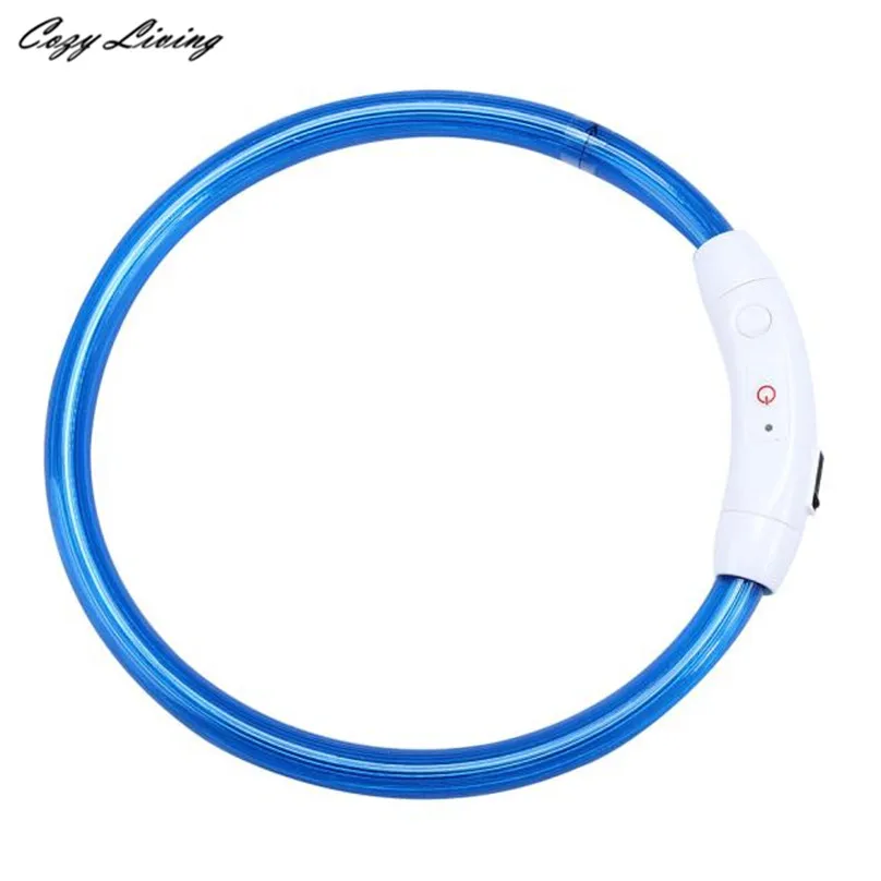 Светодиодный светящийся ошейник Перезаряжаемые USB Водонепроницаемый