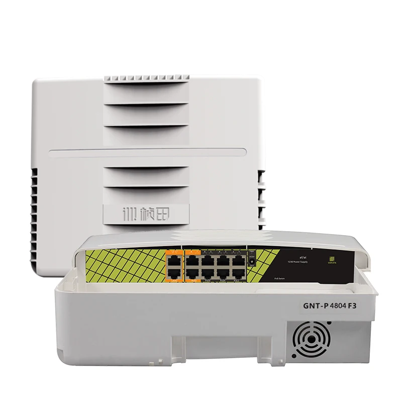 48 в сетевой коммутатор POE Ethernet с 8 + 2 портами 10/100/1000 Мбит/с IEEE 802 3 af/at|Коробки передач