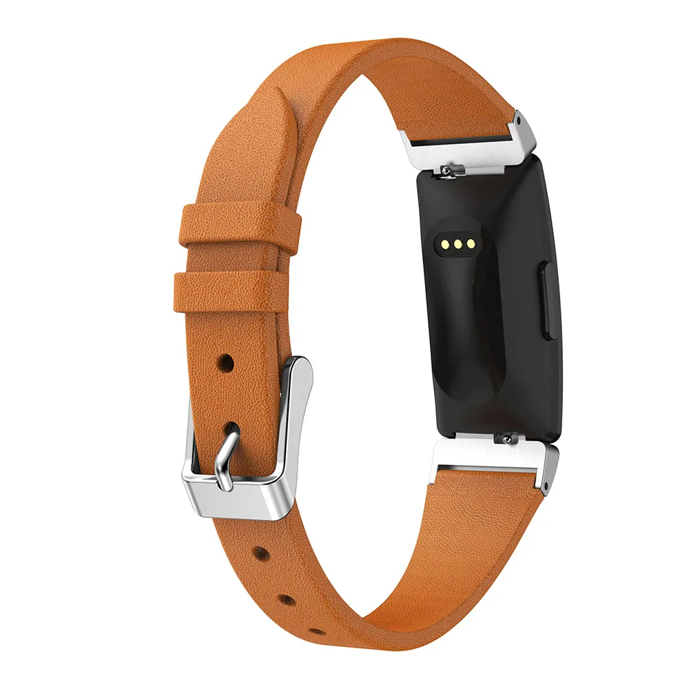 Смарт Браслет для Fitbit Inspire HR Спортивный Классический ремешок часов кожаный