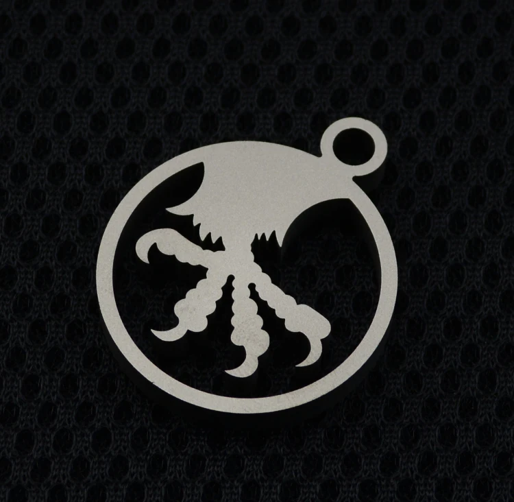 1 шт. нож из титанового сплава с микротехнологией орлы бусины ремешок подвеска