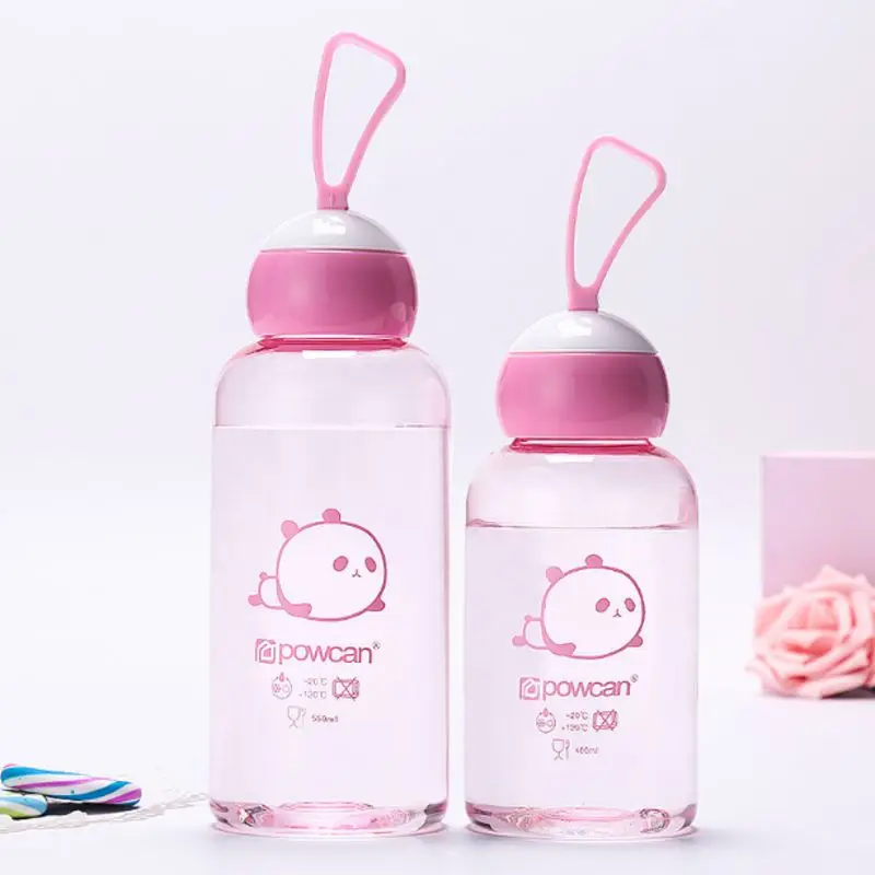 Cartoon children 400ml my water bottle Lovely garrafas copo com canudo botle plastic bootle botella de agua sport drinking drink | Дом и сад