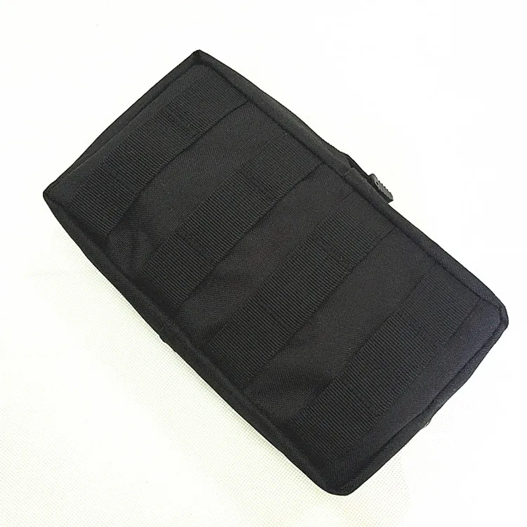 Многоцелевой тактический Чехол MOLLE EDC утилита гаджет сумка Открытый Военная Охота Кемпинг Альпинизм поясная упаковка 4 цвета - Цвет: BLACK