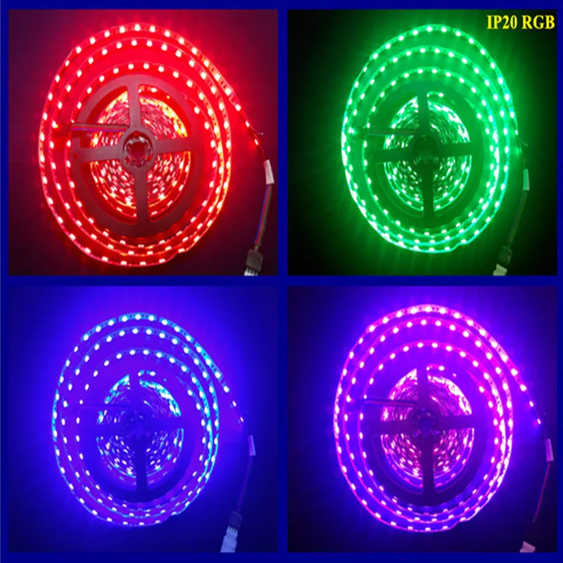 СВЕТОДИОДНАЯ лента SMD 5050 RGB 40 шт. 5 м 300 светодиодов 12 В постоянного тока IP20