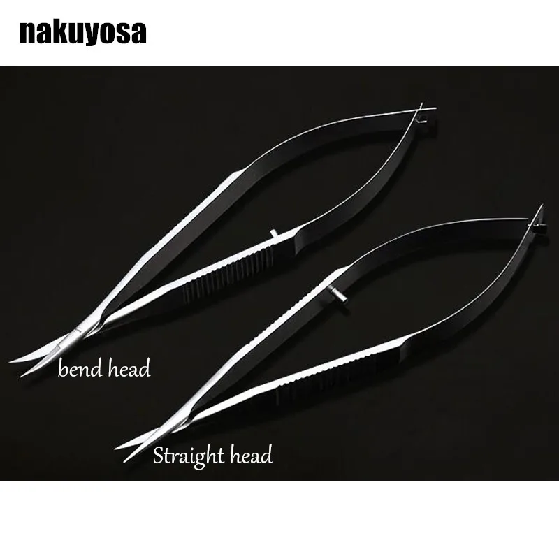 Обычная нержавеющая сталь офтальмологический инструмент 12 5 см Микро ножницы