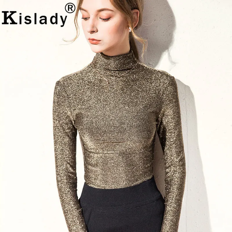 Сияющий Фитнес рубашка Для женщин 2018 Яркий шелковый Экран дна рубашки женский