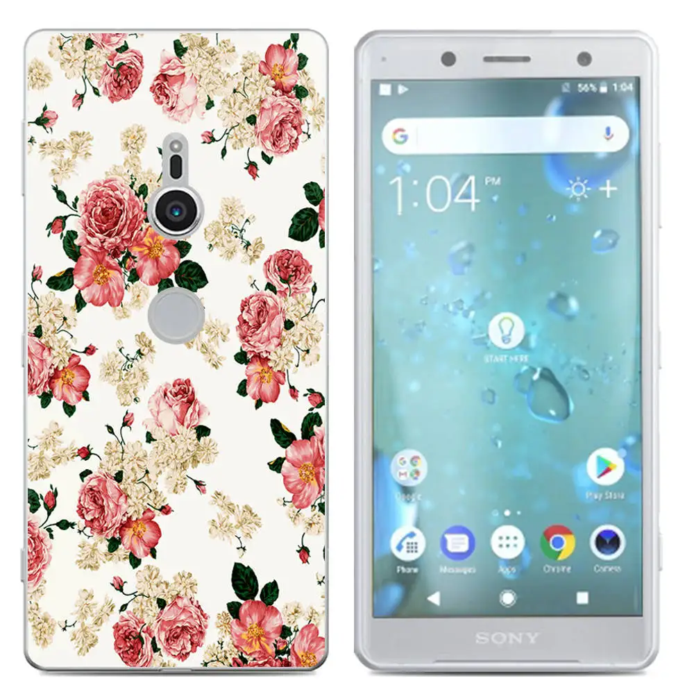 New Arrival Phone Case For Sony Xperia XZ2 5.7-inch/ Compact Fashion Design Art Painted TPU Silicone Soft |