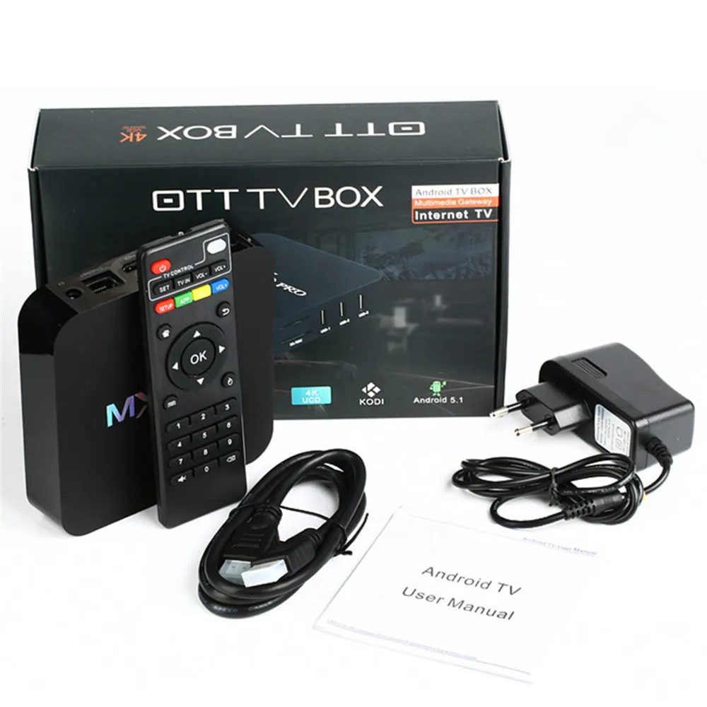 10 шт. [MX PRO] H.265 4K Поддержка 1 ГБ DDR3 8 eMMC Quad Core Smart Android 6 0 Rockchip RK3229 TV Box MX Pro | Электроника