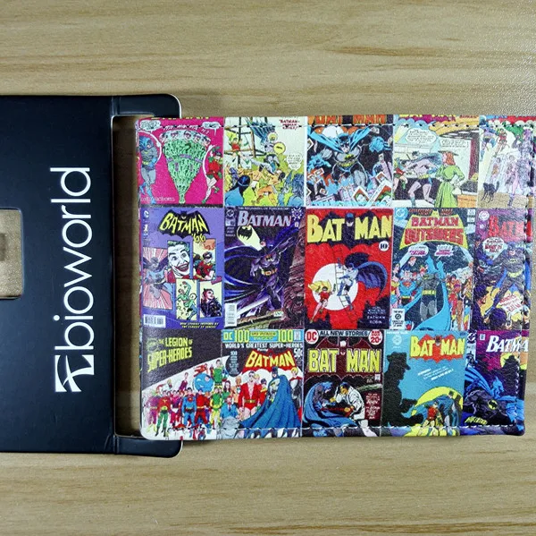 2018 Marvel DC Бэтмен бумажник с изображением персонажей из мультфильма мужской