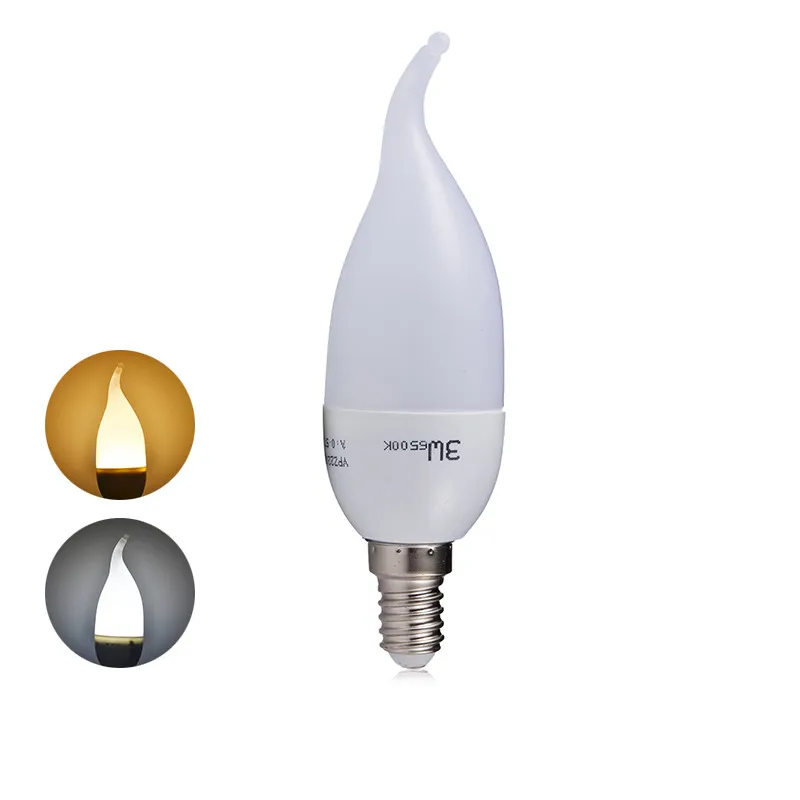 

Goodland Chandelier SMD2835 LED Candle Bulb E14LED Bulb AC220V 240V LED Lamp 6pcs/lot 3W Energy Saving For Living Room Lighting