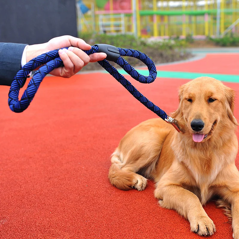 Поводок для больших собак утолщенная нейлоновая Подвеска свинцовая цепочка