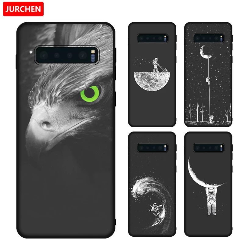 JURCHEN чехлы для телефонов Samsung Galaxy S10 чехол Plus силиконовый мягкий Lite чехол|Бамперы| |