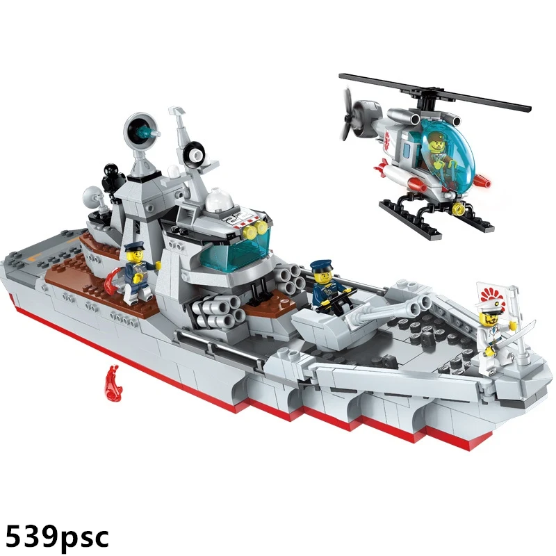 Enlighten1722 Обучающий строительный блок военное сражение морская сила Апач рейд 3 фигурки 280 Обучающие Кирпичи подарок-игрушка для мальчика - Цвет: Enlighten1722