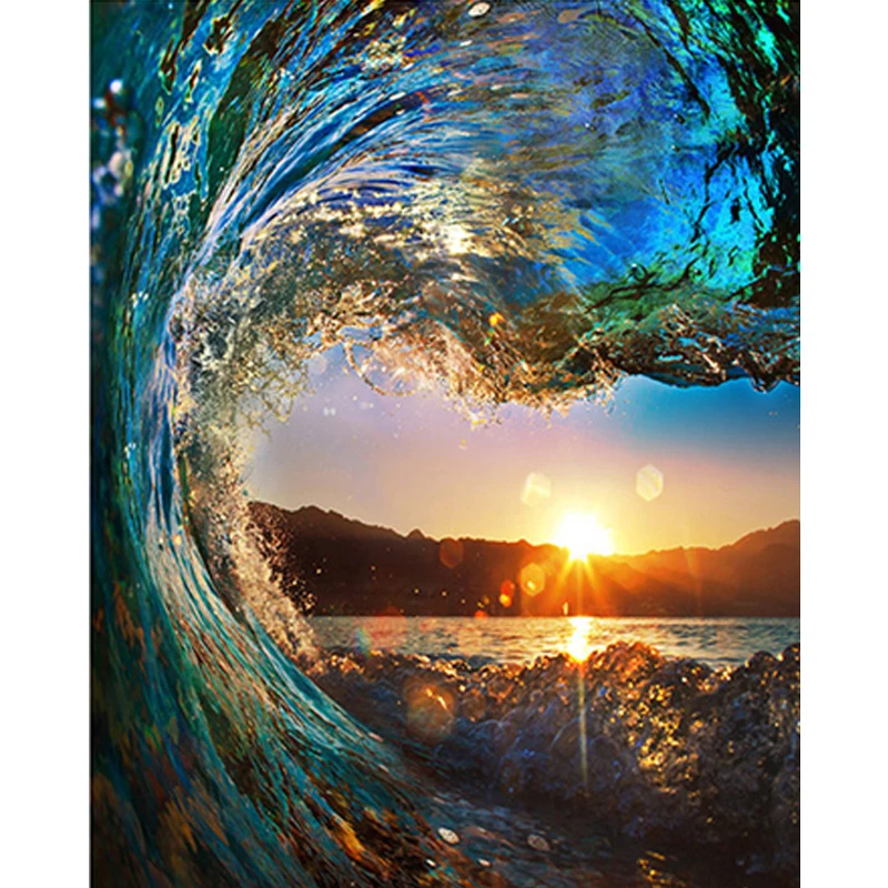 5D алмазная картина ручной работы сезонная Бриллиантовая вышивка с изображением