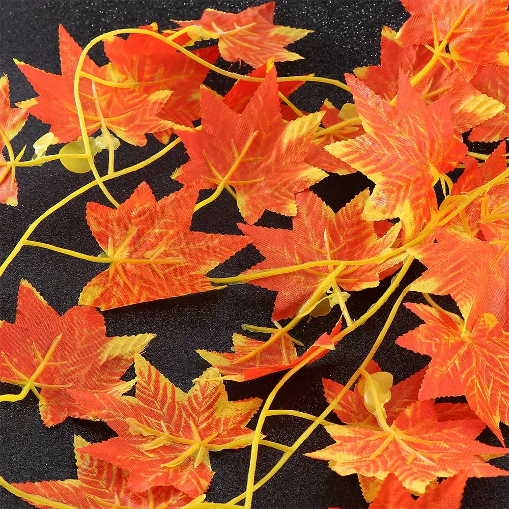 Искусственная лоза красный осенний кленовый лист искусственная фотосессия