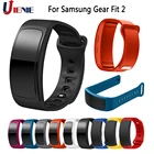 Ремешок силиконовый для Samsung Gear Fit 2, сменный браслет с застежкой для смарт-часов, для Samsung Gear Fit2
