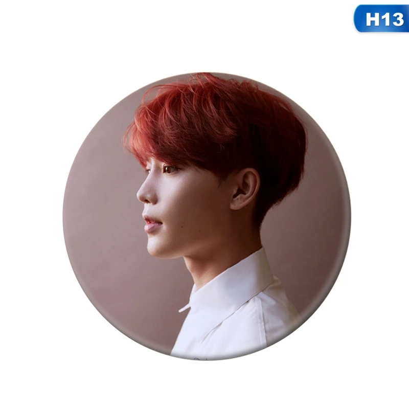 13 Корейская KPOP NCT NCT127 цепь альбом брошь, значок на булавке аксессуары для одежды шляпа украшение для рюкзака - Окраска металла: 13