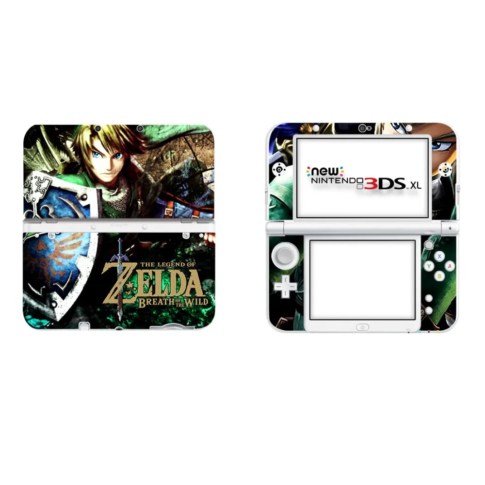 Легенда о Зельде виниловая наклейка на кожу Наклейка для нового 3DS XL Скины Наклейка s для нового 3DS LL виниловая Защитная Наклейка