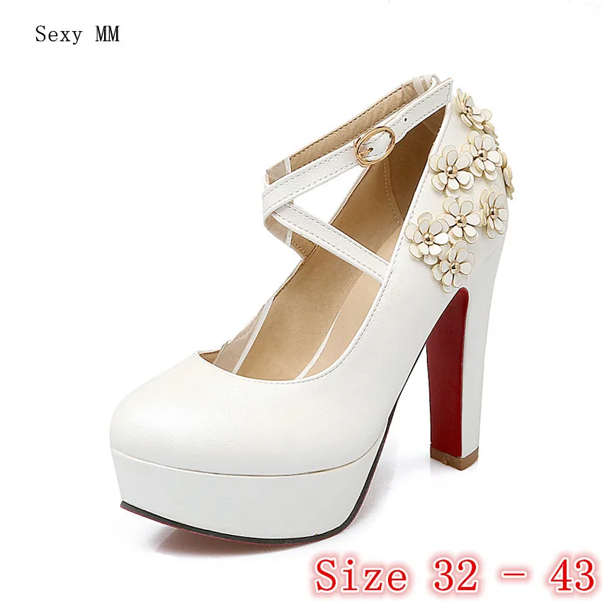 

Women High Heel Shoes Platform Pumps Woman High Heels Party Wedding Shoes Ladies Kitten Heels Small Plus Size 32 33- 40 41 42 43
