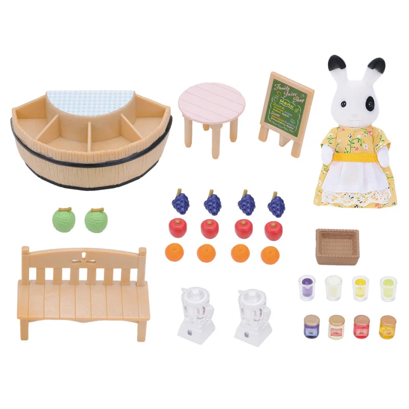 Кукла Sylvanian Families барная игрушка с фруктовым соком аксессуары для игр детский