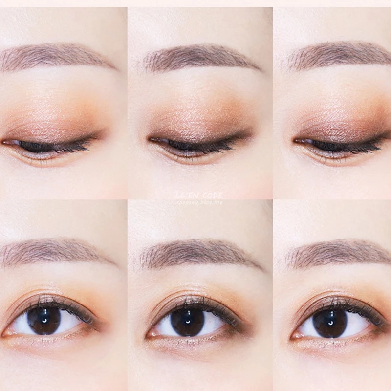 Двухцветные тени для век sombra de olho блестящие ballete maquillage paletas maquiagem sombras матовые Smoky