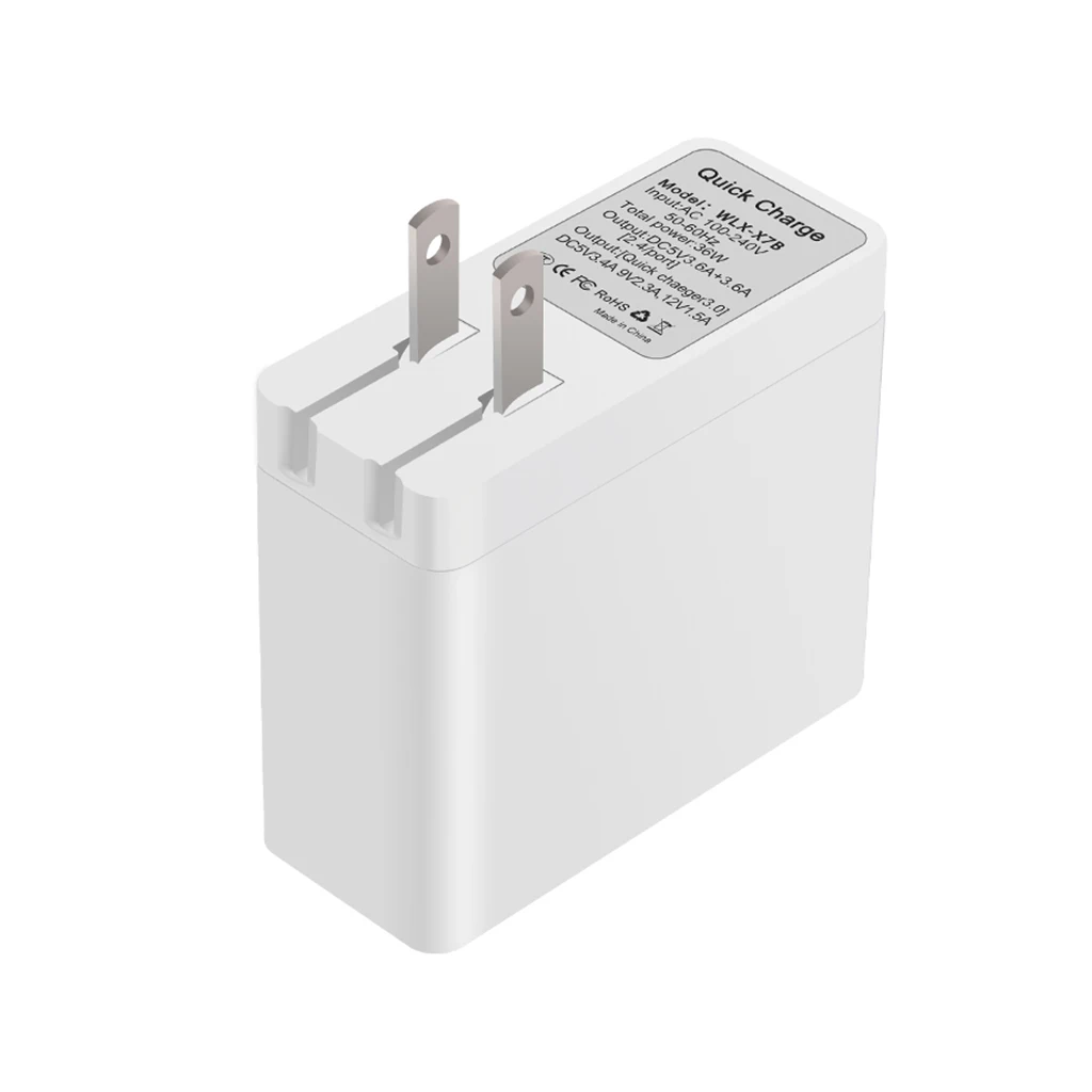 36 Вт двойной USB Quick Charge 3,0 зарядное устройство адаптер Светодиодный дисплей Быстрая QC 3,0 USB зарядное устройство для iPhone samsung Xiaomi дорожное настенное зарядное устройство