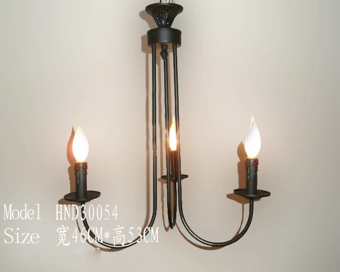 Креативные черные железные светильники с 3 5 6 головками светильник винтажные