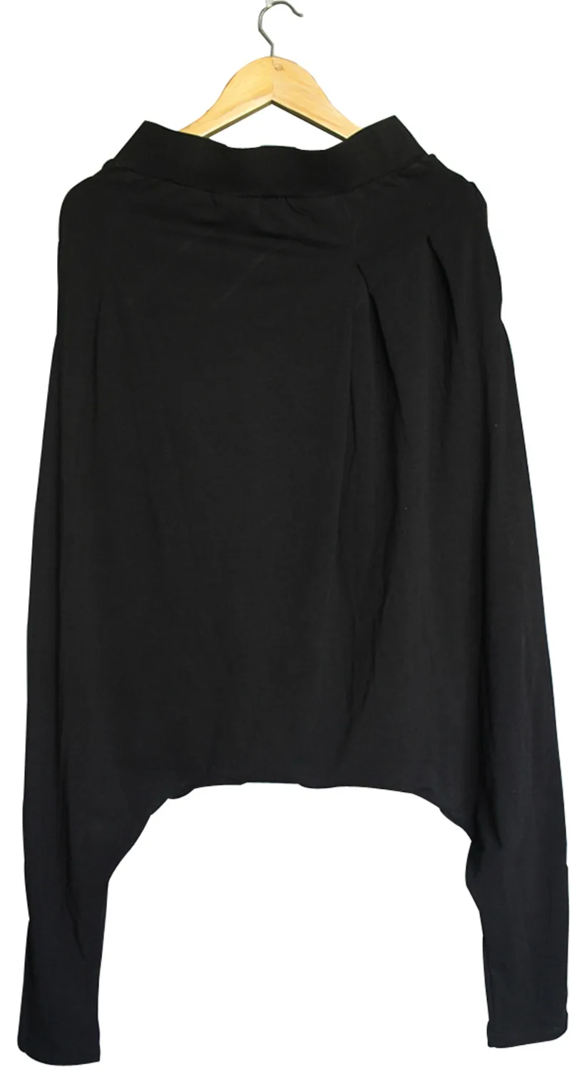 2018 модные женские брюки с шаговым швом широкими штанинами танцевальные большого