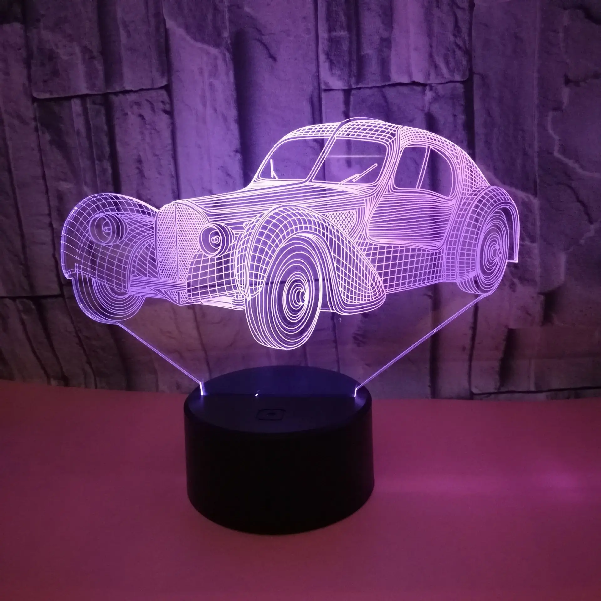 Новый автомобильный 3d ночной Светильник с Usb креативные подарки светильник