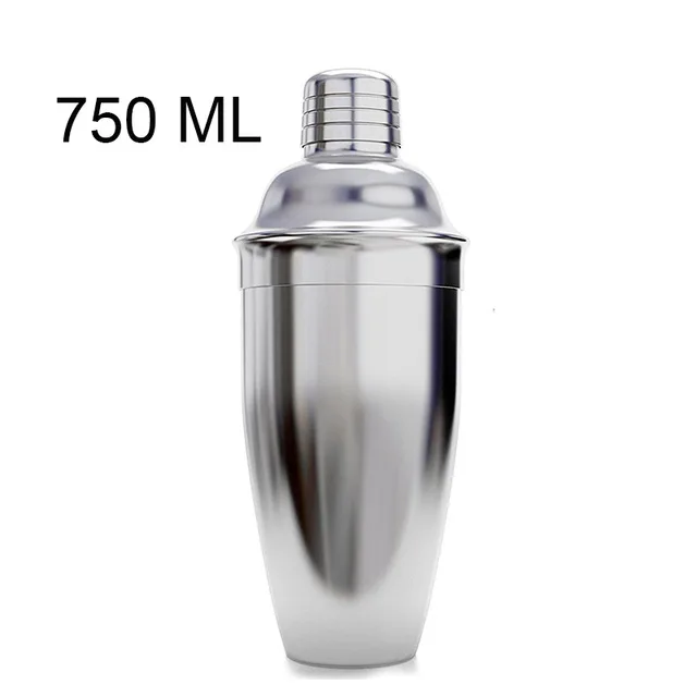 750ML UPORS шейкер 550 мл/750 мл нержавеющая сталь Вино мартини Бостонский шейкер Миксер для бара вечерние инструменты бармена барные аксессуары - Цвет: 750ML
