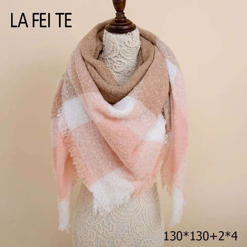 

Square Cashmere Winter Scarf Women Warm Shawl Foulard Femme Bandana Pashmina Stole Poncho Neck Blanket Women Scarf For Ladies