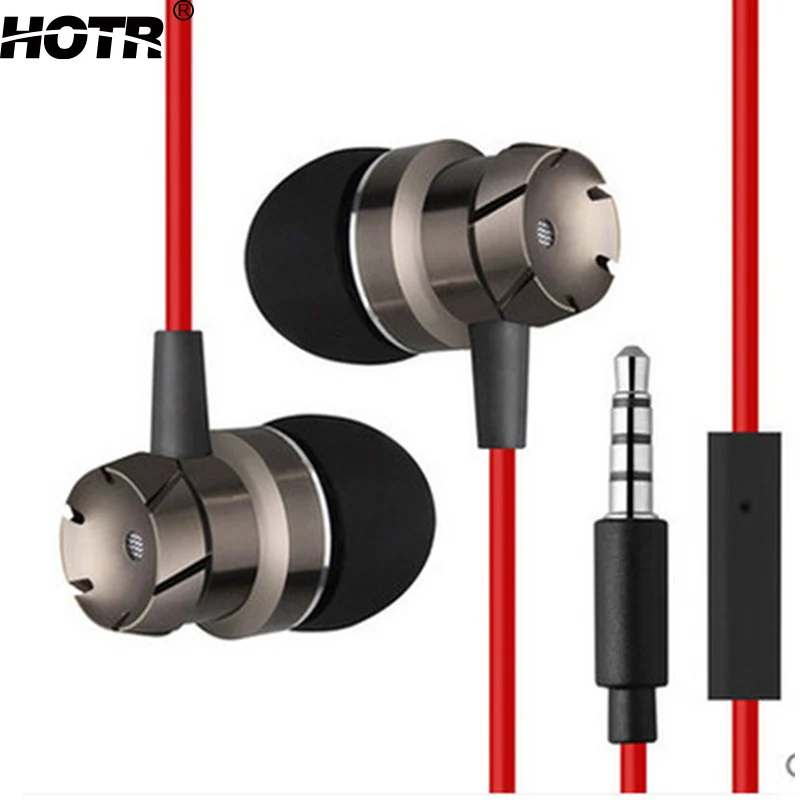 HD Good Sound Quality Stereo Earphone Turbine Wired Headset with Microphone 3.5mm Earpiece Headpiece auscultador | Электроника