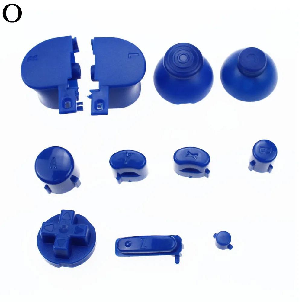 9sets Full set D Pads Power ON OFF Button for GameCube A B X Y L R Buttons and Analog High quality Joystick Stick Cap N GC | Электроника