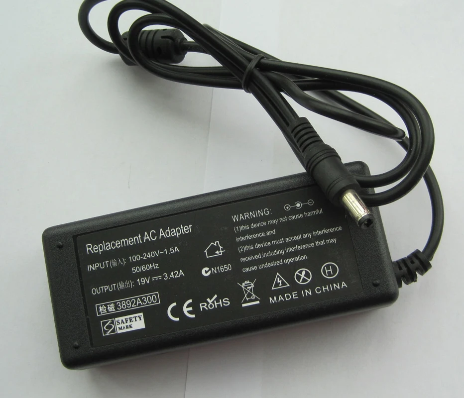 19V 3.42A 65W AC адаптер питания зарядное устройство для MSI Notebook- CR700/CX700 P600 AIO AE1900 |