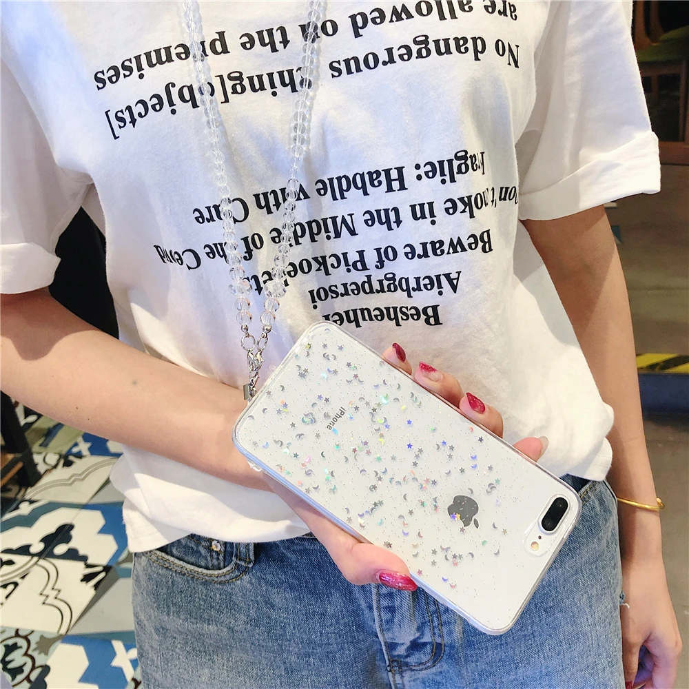 Модный Блестящий ремешок звездного неба мягкий силиконовый чехол из ТПУ для Huawei