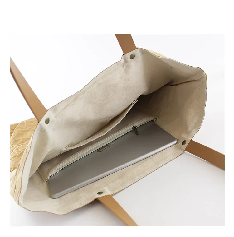 Новые модные женские ретро сумки из крафт бумаги японский и корейский стиль