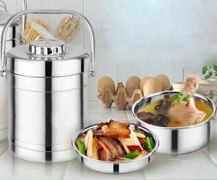 Изолированный пищевой контейнер 1600 мл из нержавеющей стали изолированный