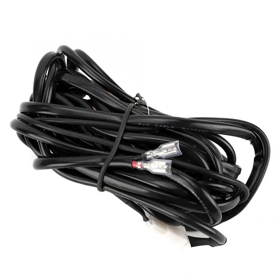 3 Meters 220W 9-12V Car Wiring Harness for LED Work Light Bar Switch On/Off Control auto accessorie | Автомобили и мотоциклы