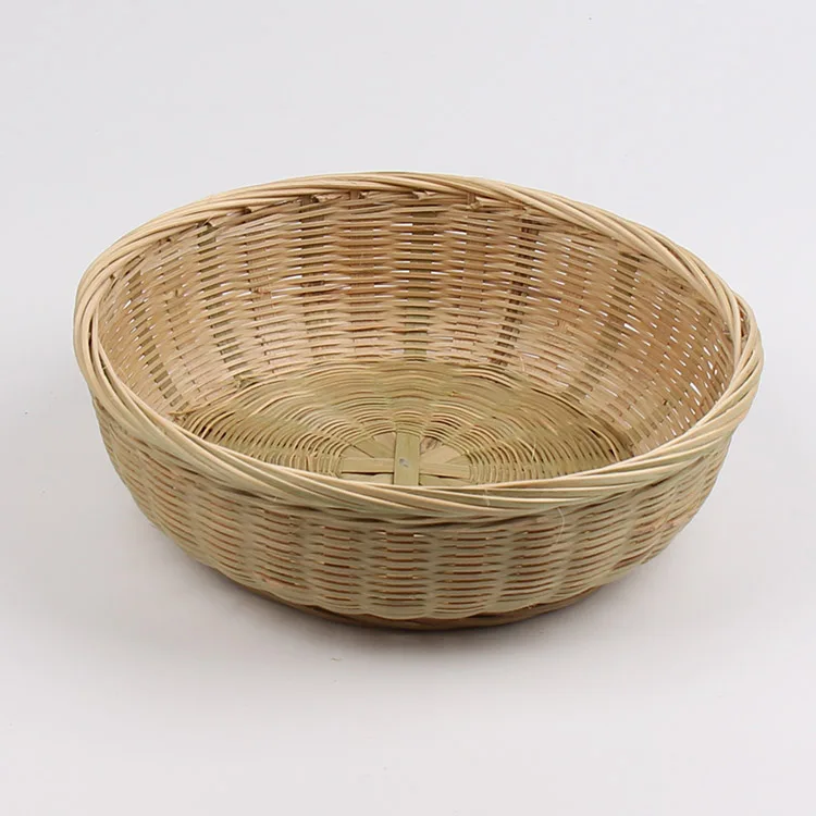 Ручная работа бамбуковая переплетенная закуска Фруктовая тарелка