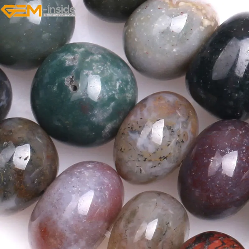 Gem-inside много смешанных Подвески из смешанных камней ассортимент произвольной формы картофельные стеклянные бусины для изготовления ювелирных изделий 8X12 мм 15 дюймов DIY ювелирные изделия