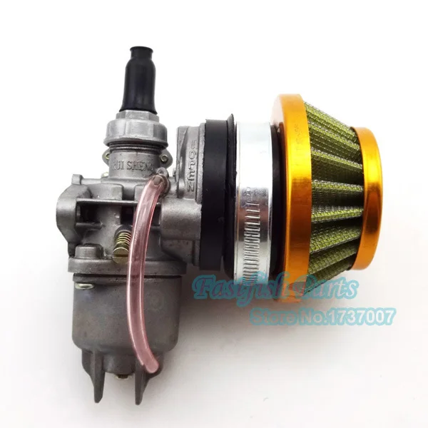 40-6 13 мм Карбюратор Carb &amp 44 воздушный фильтр Золотой стек для 47cc 49cc Mini Moto ATV Go Kart Pocket