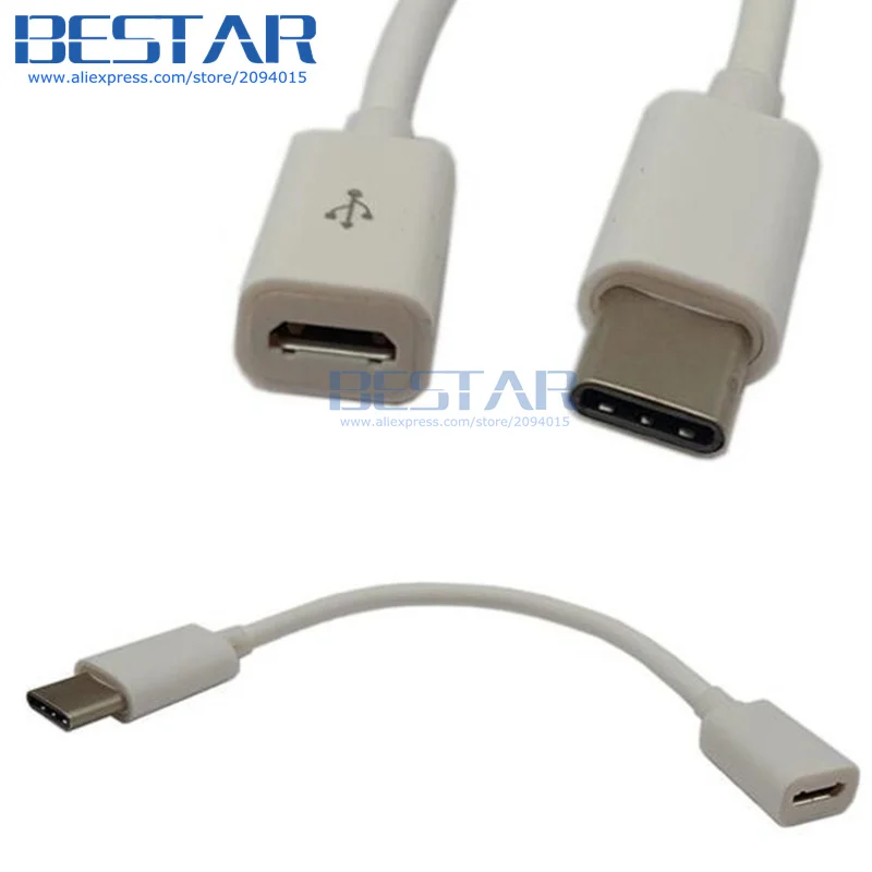 10 см, 0,1 м, USB 3,1, USB 3.1 Type-C, внешний разъем «штырь-микро USB 2,0», 5-контактный разъем «гнездо» для зарядки и передачи данных, зарядный кабель, шнур