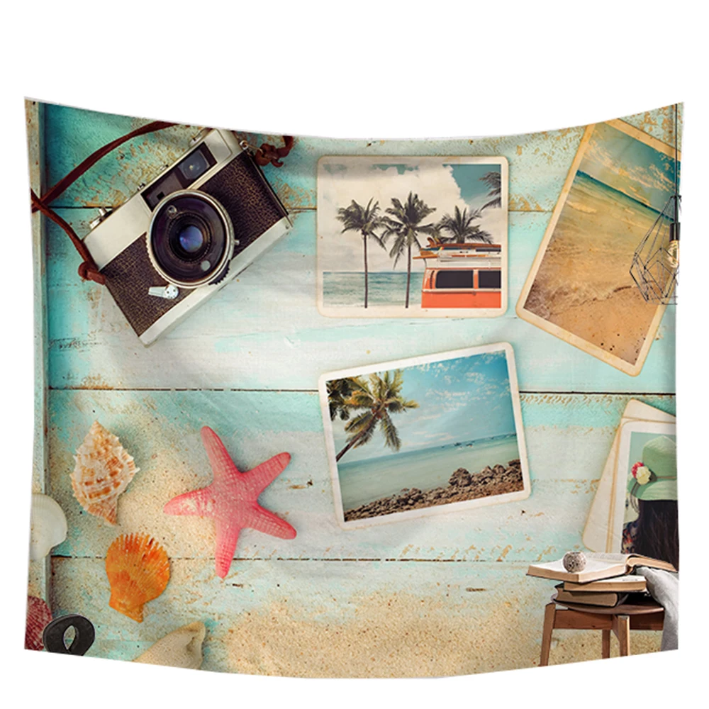 

tropical palm tapestry tapiz pared tela dorm decor beach tapestry wall fabric mandala wall hanging