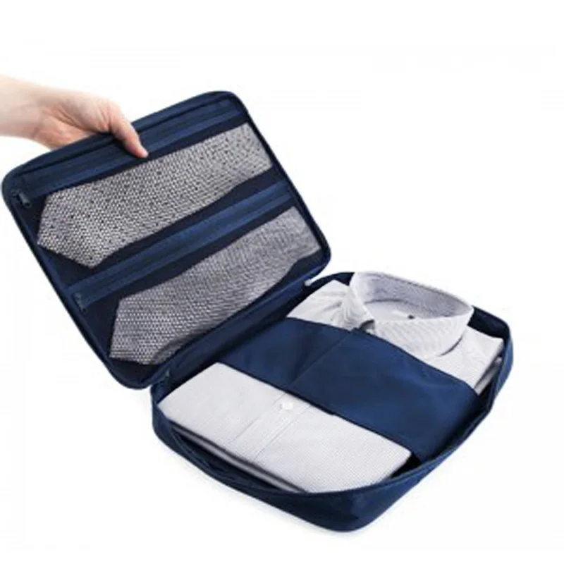 Fashion Travel Garment Tie Folder Bag Business Packing Organizers Business Travel Accessories Travel Organizer For Shirt Pants