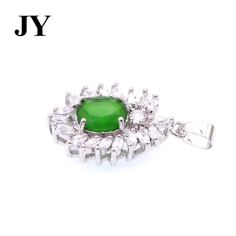 JY Новое поступление Мода зеленый камень pendnat для Для женщин женские Best любовь