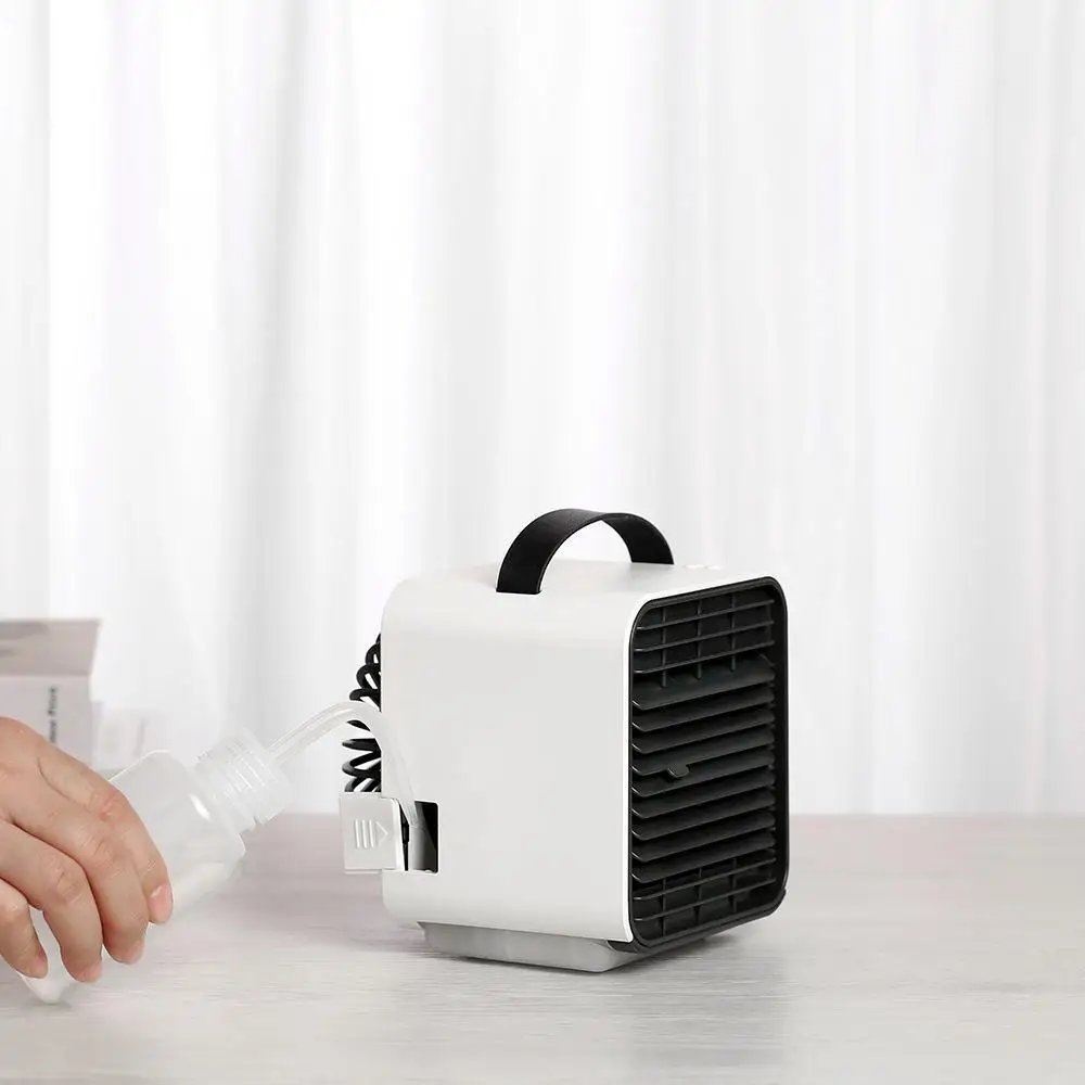 Mini Air Conditioning Fan Refrigeration Purification Humidification Night Light Multifunction Negative Ion Conditioner | Бытовая